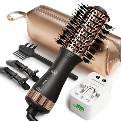 Brosse Sèche Cheveux Hair trends vue de face avec design compact