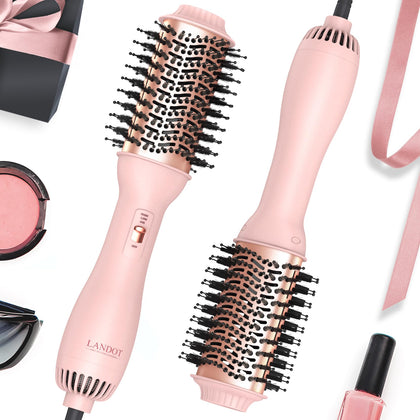 Brosse Sèche-Cheveux LANDOT vue de face avec baril ovale