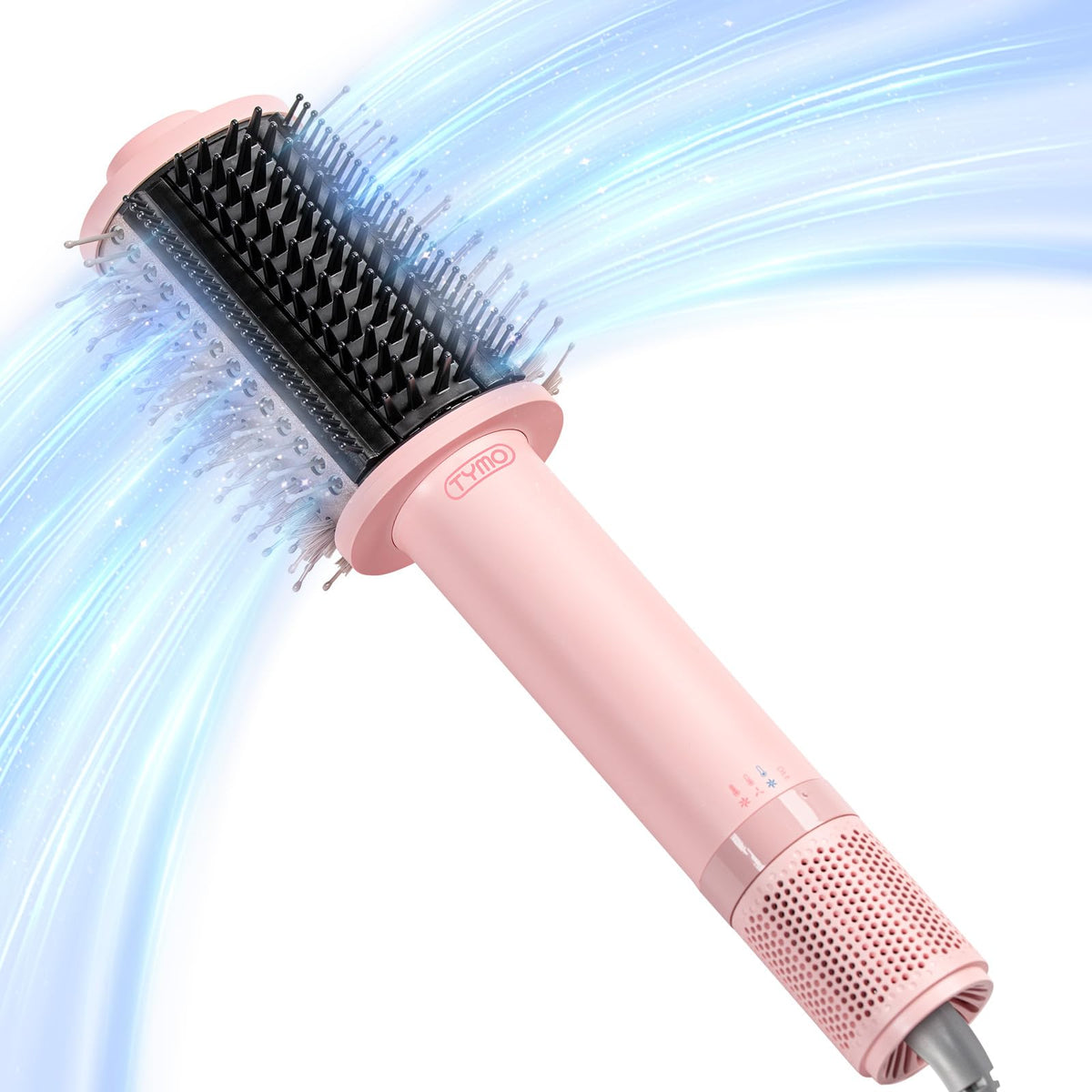 Brosse sèche-cheveux TYMO AIRBEAM vue avant rose