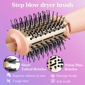 Brosse sèche-cheveux Voseki sur fond blanc