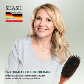 Brosse SHASH avec un cuir chevelu en arrière-plan