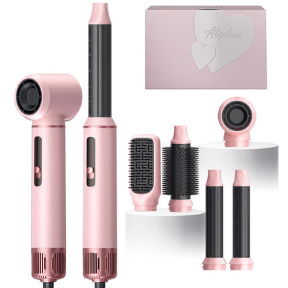 Brosse soufflante Atopskins 5 en 1 rose vue avant