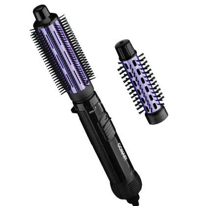 Brosse soufflante Conair 2-en-1 vue avant avec brosse en aluminium