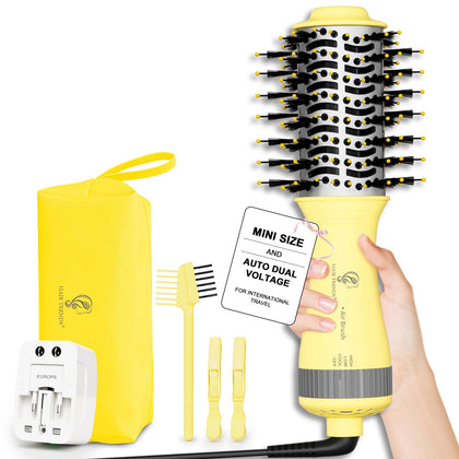 Brosse soufflante Hair trends vue avant avec revêtement en titane