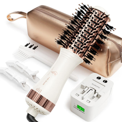 Brosse soufflante Hair Trends vue avant avec technologie nano titane