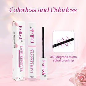 Brosse spirale du dissolvant FADLASH pour le retrait des cils