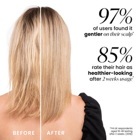 Brosse TANGLE TEEZER en action sur des cheveux fins