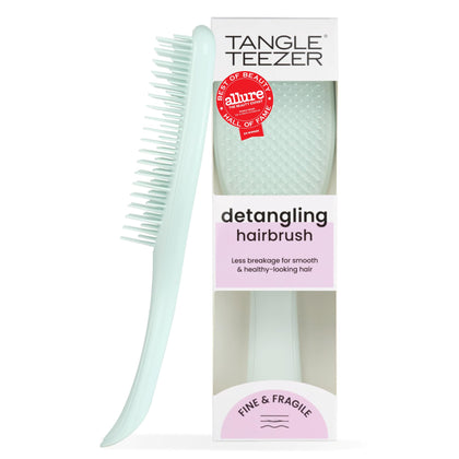 Brosse TANGLE TEEZER Ice Blue vue avant avec dents flexibles
