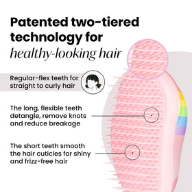 Brosse TANGLE TEEZER Mini dans un environnement de salle de bain