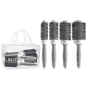 Brosse thermique céramique ionique Olivia Garden vue de face