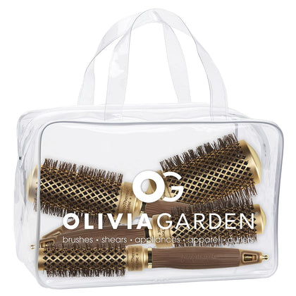 Brosse thermique Olivia Garden NanoThermic céramique ionique vue de face