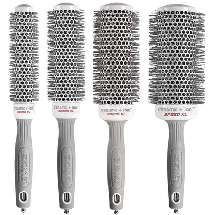 Brosse thermique Olivia Garden XL vue avant avec barillet rond