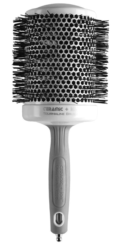 Brosse thermique ronde Olivia Garden en céramique vue de face