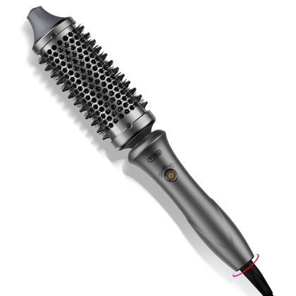 Brosse thermique TYMO STYLUX 1,7" vue de face avec baril en céramique