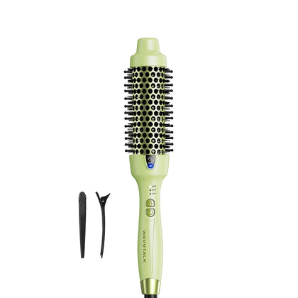 Brosse thermique Wavytalk 1,5 pouces vue avant avec baril en céramique