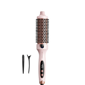 Brosse thermique Wavytalk 1,5″ vue de face avec affichage LED