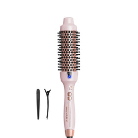 Brosse thermique wavytalk 1,5'' vue de face avec barillet en céramique