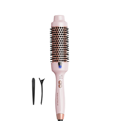 Brosse thermique wavytalk 1,7 pouces vue avant avec barillet en céramique
