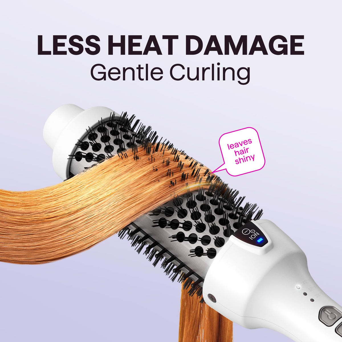 Brosse thermique Wavytalk avec câble d'alimentation