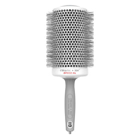 Brosse thermique XL 4,25" d'Olivia Garden vue de face avec baril en tourmaline