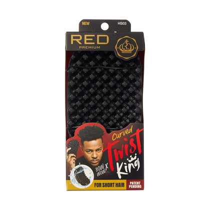 Brosse Twist King de Red by Kiss vue de face avec design ergonomique