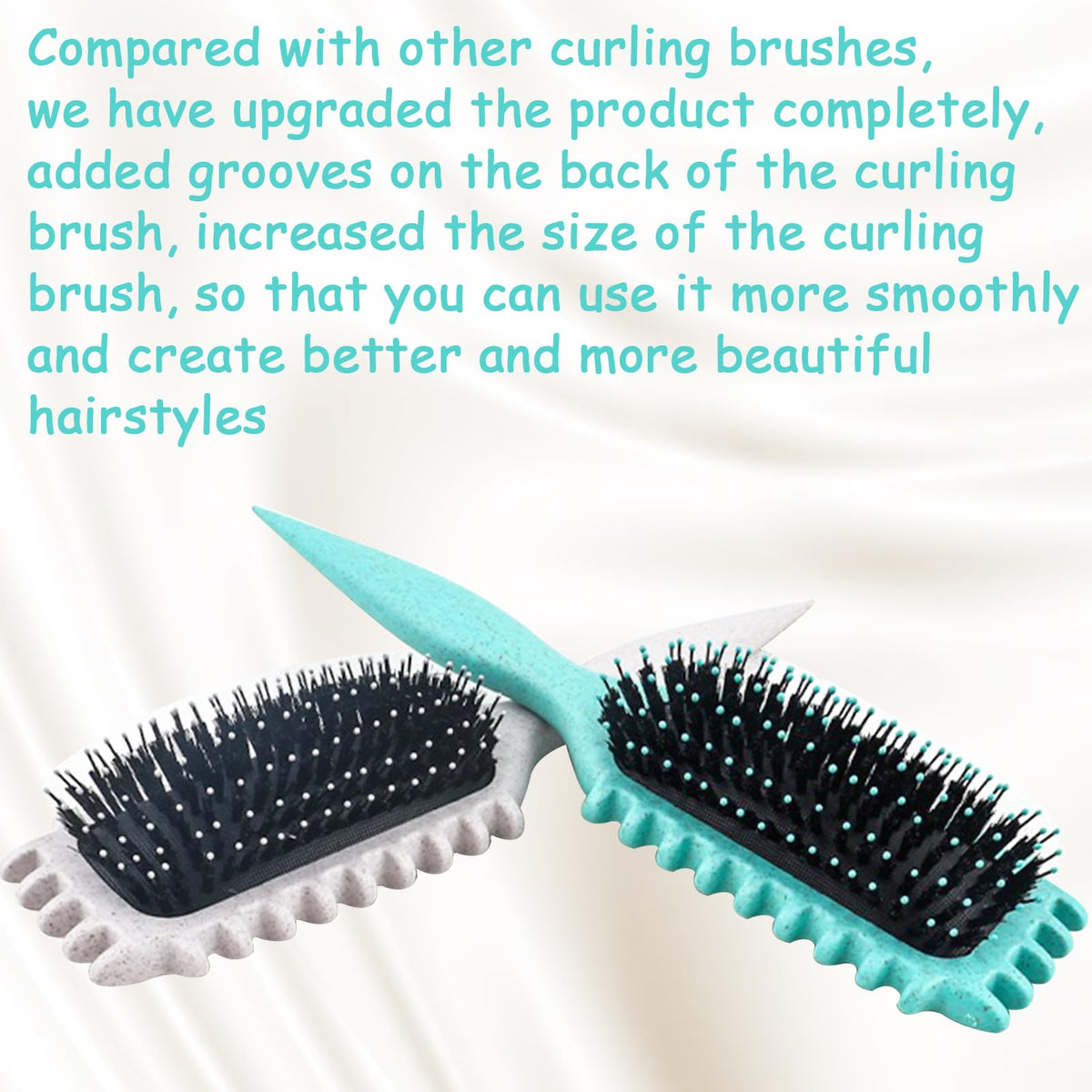 Brosse UVZNUMG utilisée sur cheveux bouclés