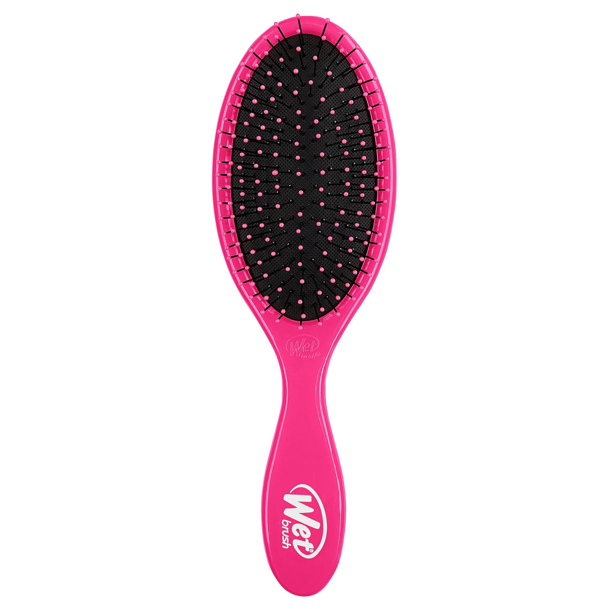 Brosse Wet Brush démêlante originale rose vue de face