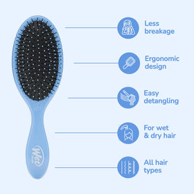 Brosse Wet Brush Démêlante Originale Sky avec brins flexibles
