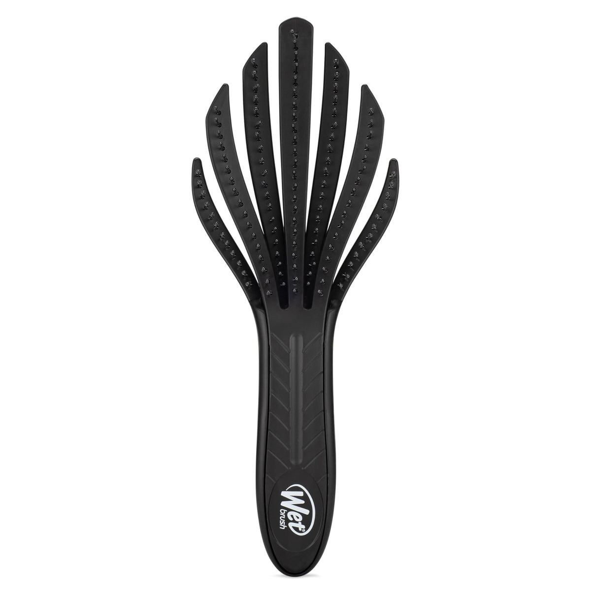 Brosse Wet Brush Go Green Curl Detangler vue de face, couleur noire