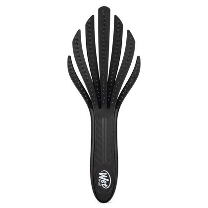 Brosse Wet Brush Go Green Curl Detangler vue de face, couleur noire