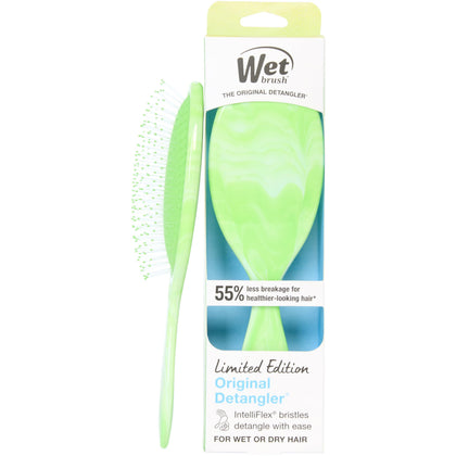 Brosse Wet Brush Original Detangler Édition Limitée Vert Citron vue de face