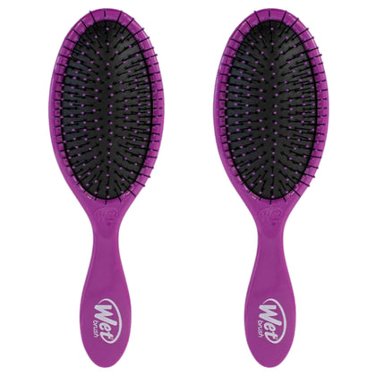 Brosse Wet Brush Originale Violet vue de face avec poils IntelliFlex