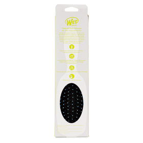 Brosse Wet Brush Shine support avec cheveux brillants en arrière-plan