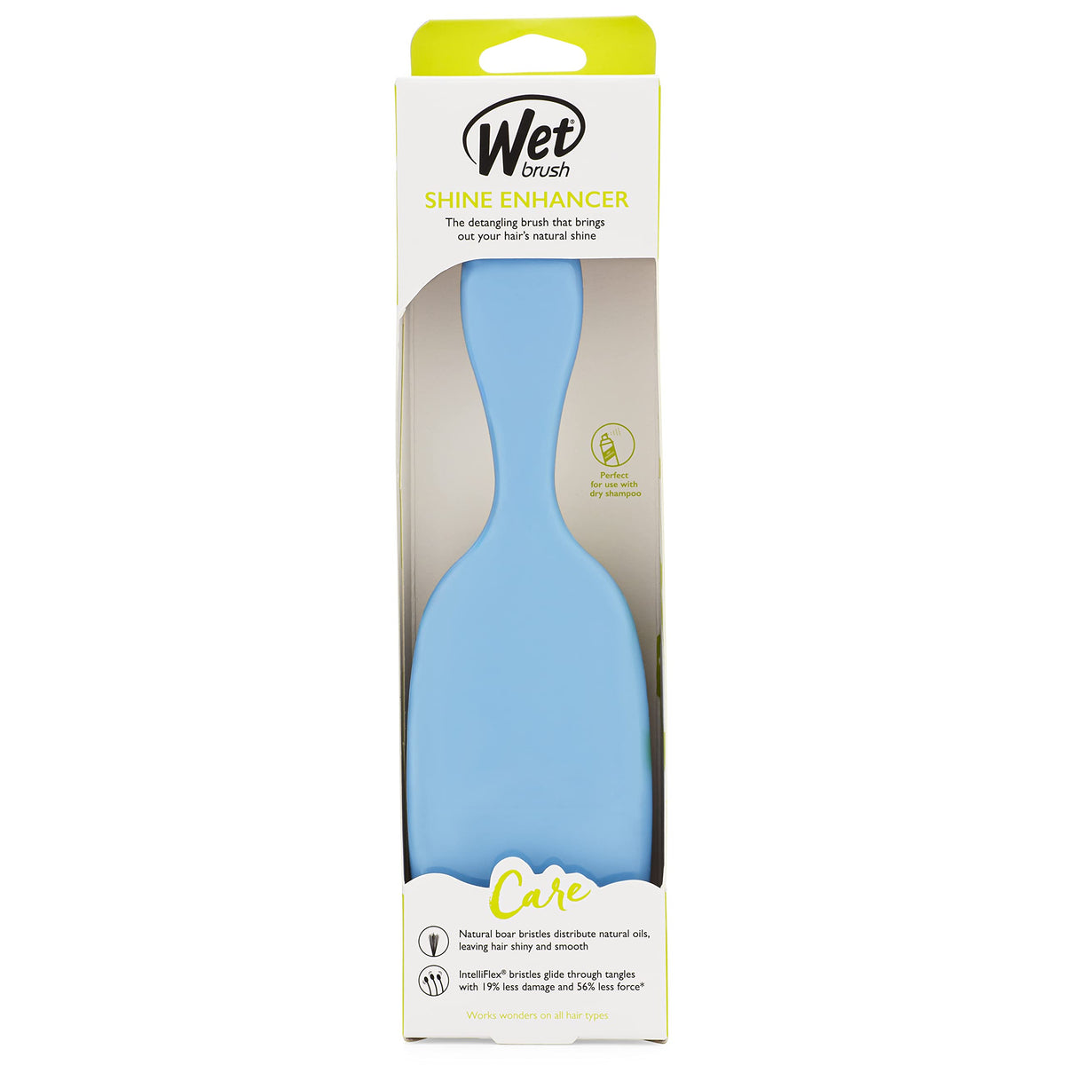 Brosse Wet Brush Shine support dans un environnement de salle de bain