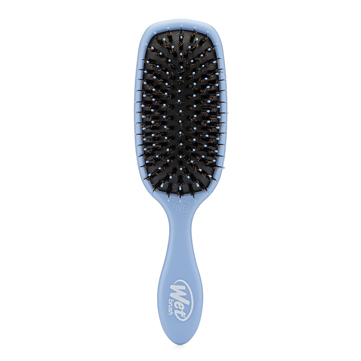 Brosse Wet Brush Shine support vue de face avec poils de sanglier