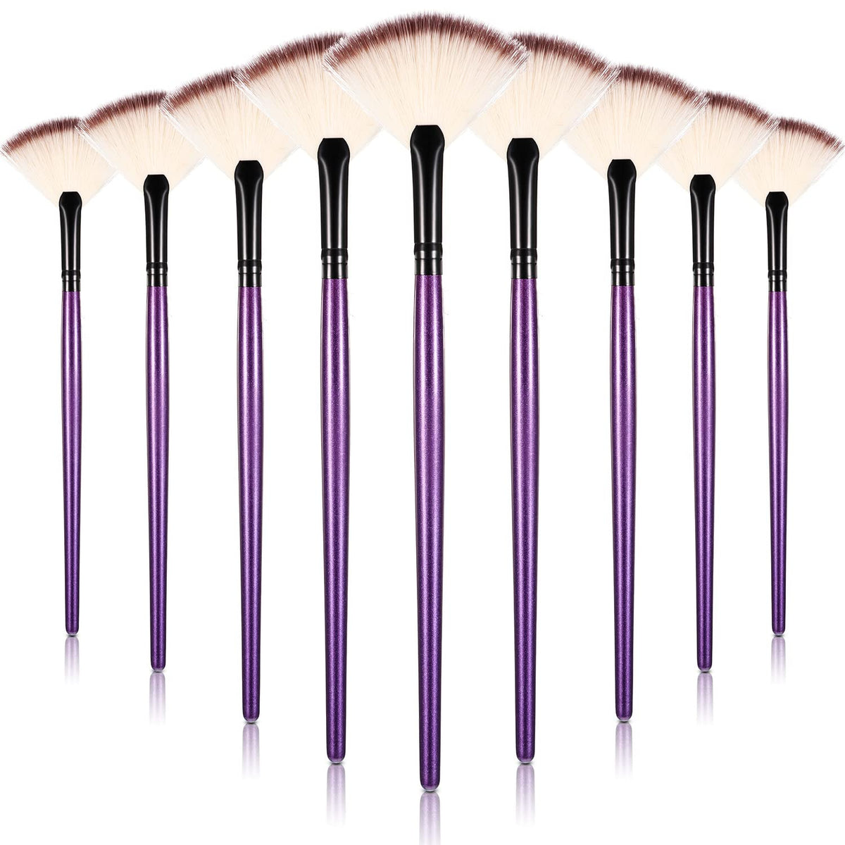 Brosses à masque facial Maitys, 9 pièces, vue de face