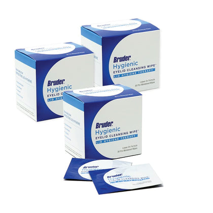 Bruder lingettes nettoyantes pour paupières vue de face