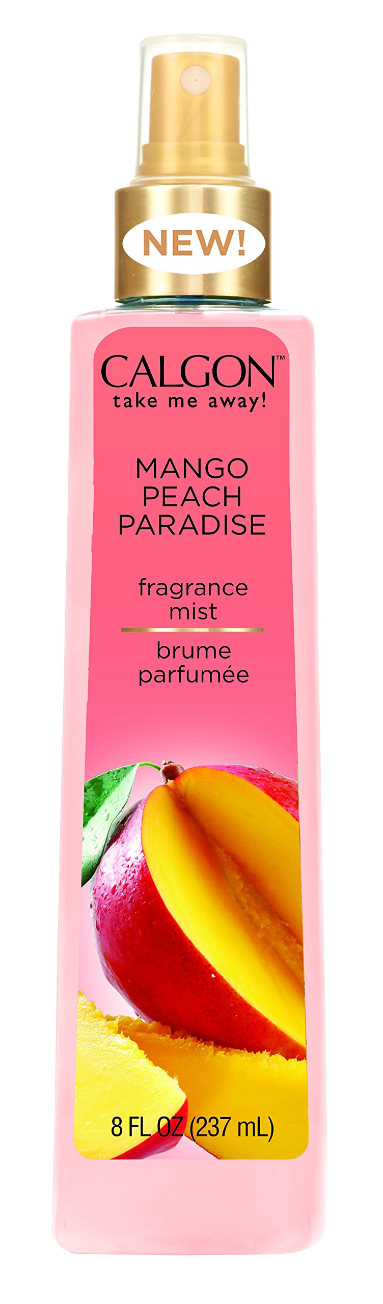 Brume corporelle Calgon 249g au parfum mangue et pêche