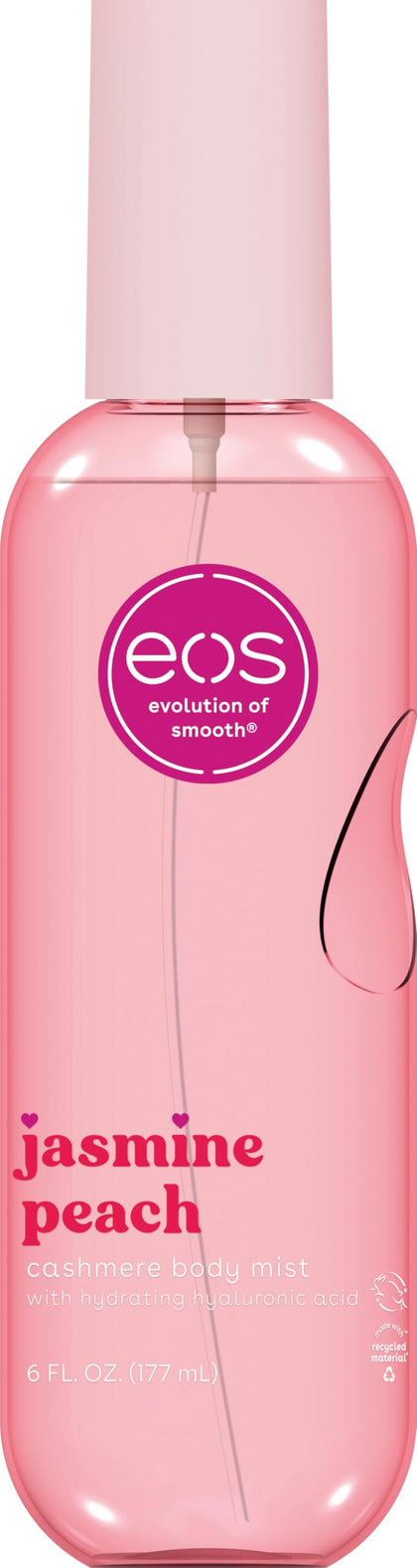 Brume corporelle eos Jasmine Peach 200g vue de face