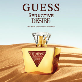 Brume corporelle GUESS Seductive Desire en scène sur une table