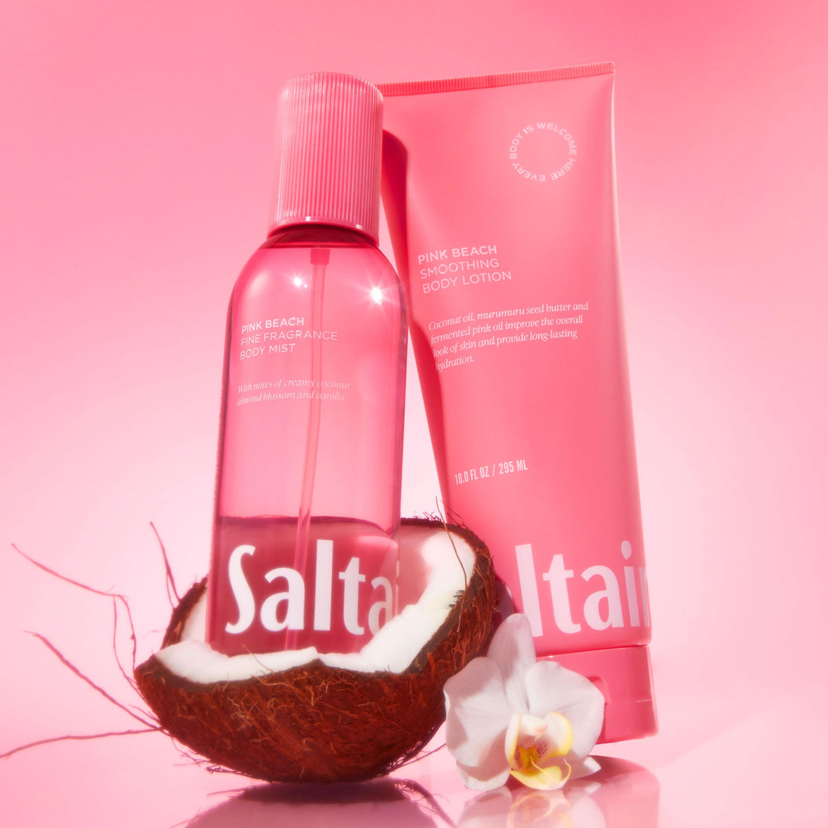 Brume corporelle Saltair Pink Beach avec autres produits de la gamme