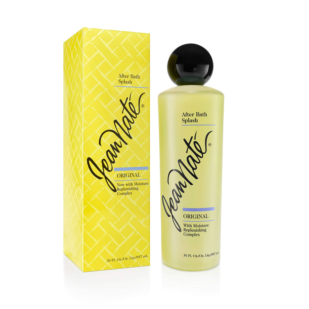 Brume Jean Nate After Bath Splash REVLON 30 Fl Oz vue avant avec parfum citrus