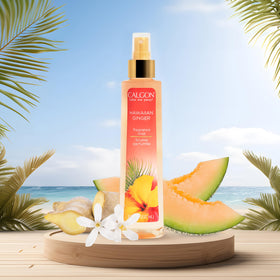 Brume parfumée Calgon Hawaiian Ginger dans un flacon élégant