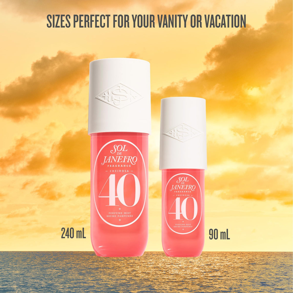 Brume parfumée Cheirosa 240 ml sur fond neutre