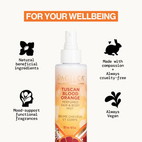 Brume parfumée Pacifica Orange Sanguine 209g vue arrière
