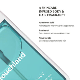 Brume parfumée Touchland dans un environnement de salle de bain