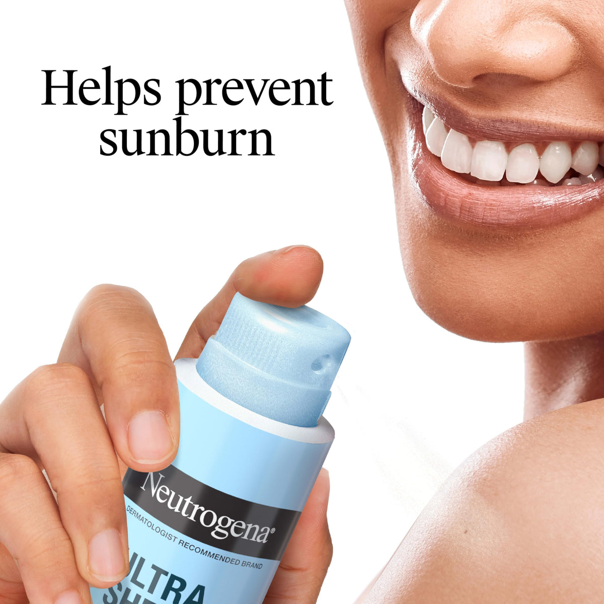 Brume Solaire Neutrogena Ultra Sheer SPF 45 en extérieur