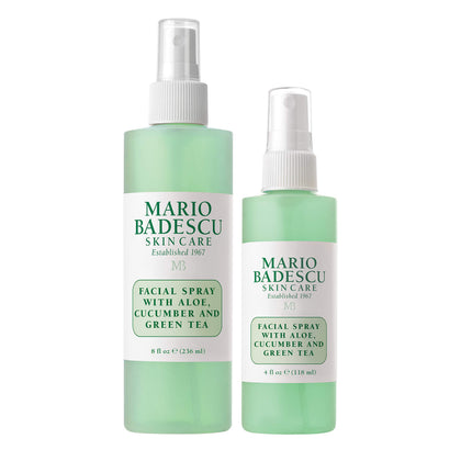 Brume visage Mario Badescu Aloe, Concombre et Thé Vert 8 FL OZ vue de face