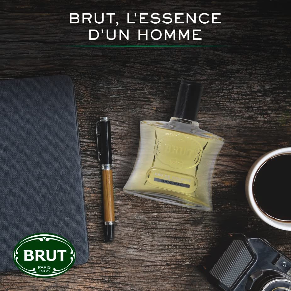 Brut Eau de Toilette 100 ml flacon avec bouchon noir