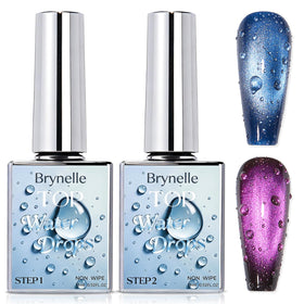 Brynelle Top Coat Gel 3D Gouttes d'Eau 2x15ml vue avant